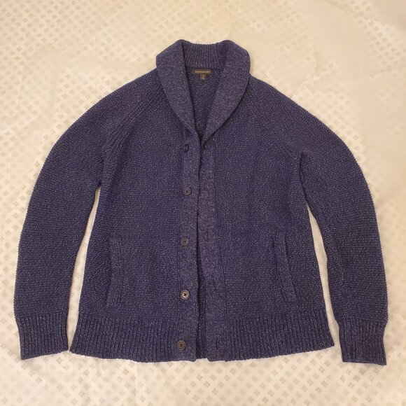 Banana Republic Men's 5-Button Shawl Cardigan Merino Wool-Blend - XL TALL - Picture 3 of 15